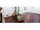 Living room with hardwood floors, fireplace and sitting area at 4096 Audubon Dr, Marietta, GA 30068