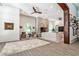 Bright living room with stone fireplace and neutral decor at 4309 Sentinel Post Nw Rd, Atlanta, GA 30327