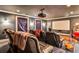 Enjoy movie nights in this home theater with a projector, reclining seating, and snack station at 4309 Sentinel Post Nw Rd, Atlanta, GA 30327