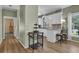 Charming kitchen featuring views to other living areas and modern finishes at 530 Chicapoo Dr, Marietta, GA 30066