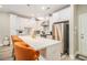 Modern kitchen boasting stainless steel appliances, white cabinets, and marble countertops at 2406 Lakeshore Ln, Atlanta, GA 30316