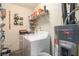 Laundry room featuring a washer and dryer and plenty of storage space with shelves at 4746 Mulberry Rock Rd, Dallas, GA 30157