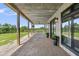 Covered porch featuring stamped concrete, perfect for enjoying the outdoors in style at 1971 Centennial Rd, Rutledge, GA 30663