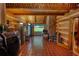 Large laundry room with tile floors, desk, and wood paneling at 2905 Cammie Wages Rd, Dacula, GA 30019