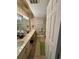 Double vanity bathroom with tile floors, granite countertops and pendant lighting at 6851 Roswell Rd # D33, Atlanta, GA 30328