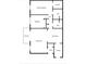 Detailed floor plan highlighting the layout of the home, including a balcony at 6851 Roswell Rd # D33, Atlanta, GA 30328