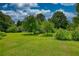 Large green backyard with scattered trees, ideal for outdoor activities and enjoying nature at 78 N Pomona Rd, Hampton, GA 30228
