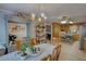 Dining room with built-in storage and access to the kitchen, creating an inviting space at 78 N Pomona Rd, Hampton, GA 30228