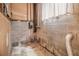 Basement storage space showing concrete block walls, plumbing and concrete flooring at 2209 Willoby Ct, Morrow, GA 30260