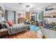 Cozy bedroom with hardwood floors and windows that let in natural light at 4442 Mclain Cir, Acworth, GA 30101