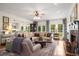 Comfortable living room boasts a fireplace and plush seating, great for relaxing and entertaining at 692 Brooks Woolsey Rd, Brooks, GA 30205