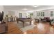 Spacious game room featuring a pool table and a comfortable seating area at 186 Mt Calvary Rd, Marietta, GA 30064