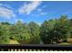 Scenic backyard view overlooking a serene lake surrounded by lush greenery and trees at 3623 Terrah Point Dr, Duluth, GA 30097