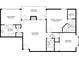 Detailed floorplan showcasing layout of rooms, including kitchen, living room, and bedrooms at 175 15Th Ne St # 410, Atlanta, GA 30309
