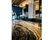 Kitchen counter features a granite countertop and stainless steel faucet and fixtures at 3180 Mathieson Drive # 502, Atlanta, GA 30305