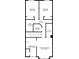 Third floor floorplan with two bedrooms, bath and primary suite at 1786 Dekalb Ne Ave, Atlanta, GA 30307