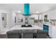 Bright and modern kitchen with a large central island and updated appliances at 389 Oglesby Bridge Se Rd, Conyers, GA 30094