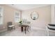 Bright home office with neutral colors, plush carpet, and large windows providing natural light for a productive workspace at 612 Concord Lake Se Cir, Smyrna, GA 30082