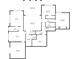 Basement floor plan shows the layout of the gym, office, Gathering room, utility room and storage space at 115 Trinity Hollow Dr, Canton, GA 30115