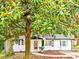 Charming white brick home featuring a well-manicured lawn, inviting walkway, and mature magnolia tree at 4808 Oak Ct, Ellenwood, GA 30294