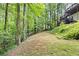 Picturesque backyard showcasing mature trees and natural landscaping at 5258 Tallgrass Nw Way, Kennesaw, GA 30152
