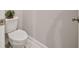 Powder room with white toilet at 993 Harvest Park Ln, Suwanee, GA 30024