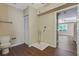 Bathroom with laundry hookups, closet and view to living space at 2073 Woodside Park Dr, Woodstock, GA 30188