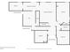 Basement floor plan with finished area, gym, kitchen, bedrooms and bathrooms at 635 Piping Rock Pt, Lawrenceville, GA 30043