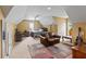 Bedroom featuring a ceiling fan and comfortable seating area at 635 Piping Rock Pt, Lawrenceville, GA 30043