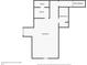 Second floor plan of the property, highlighting a bathroom, closet and bedroom at 635 Piping Rock Pt, Lawrenceville, GA 30043