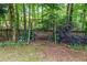 Backyard swing nestled amongst the trees at 635 Piping Rock Pt, Lawrenceville, GA 30043