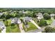 Aerial shot of the homes showcasing their well-manicured lawns and attractive neighborhood setting at 224 Mountain View Dr, Woodstock, GA 30188