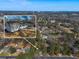Aerial shot of home and neighborhood; tree lined lots at 1890 Carla Dr, Morrow, GA 30260