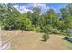 Large backyard featuring lush greenery, mature trees, and potential for outdoor activities and relaxation at 2740 Bountiful Pl, Lawrenceville, GA 30045