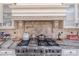 Gourmet kitchen range with a decorative vent hood, tile backsplash, and granite counters at 2740 Bountiful Pl, Lawrenceville, GA 30045