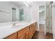 This bathroom features double sinks and ample storage at 841 Holly Meadow Dr, Buford, GA 30518