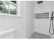 Elegant bathroom with a tiled shower and a shower niche at 3614 N Druid Hills N Rd, Decatur, GA 30033