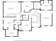 Second floor plan showcasing four bedrooms, three bathrooms, laundry room, and sitting room at 735 Amberton Close, Suwanee, GA 30024