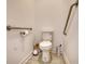 Toilet room featuring accessible handrails at 2929 Rambler Dr, Loganville, GA 30052