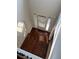 Overhead shot of entryway with hardwood floors and natural light at 4482 Ridge Mill Ne Ter, Douglasville, GA 30135