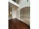 Spacious entryway with hardwood floors and decorative wall trim details at 4482 Ridge Mill Ne Ter, Douglasville, GA 30135