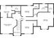 Second floor plan displaying bedrooms, bathrooms, and a central hall with walk-in closets at 930 Cedar Bluff Sw Trl, Lilburn, GA 30047
