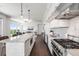 Gourmet kitchen showcasing an island with seating, stainless steel appliances, and open layout at 1820 Peachtree St # 1607, Atlanta, GA 30309