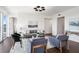 Comfortable living room featuring modern decor, stylish seating, and abundant natural light at 1820 Peachtree St # 1607, Atlanta, GA 30309