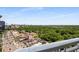 Scenic view of city skyline and lush green trees from balcony at 1820 Peachtree St # 1607, Atlanta, GA 30309