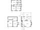 Floor plans featuring the first, second and third stories at 5999 Brookside Se Ln, Mableton, GA 30126