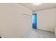 Empty room with painted walls, painted concrete floor, and exposed shelving at 5999 Brookside Se Ln, Mableton, GA 30126