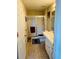 Well-lit bathroom with a shower, vanity, and tile flooring at 1535 Duluth Hwy # 1101, Lawrenceville, GA 30043
