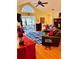 Cozy living room with vaulted ceiling, hardwood floors, and seamless transition to adjacent sitting room at 1535 Duluth Hwy # 1101, Lawrenceville, GA 30043