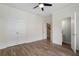 Bright bedroom boasting hardwood floors, large closet and nearby bathroom at 4855 Payson Se Ter # 3, Atlanta, GA 30339